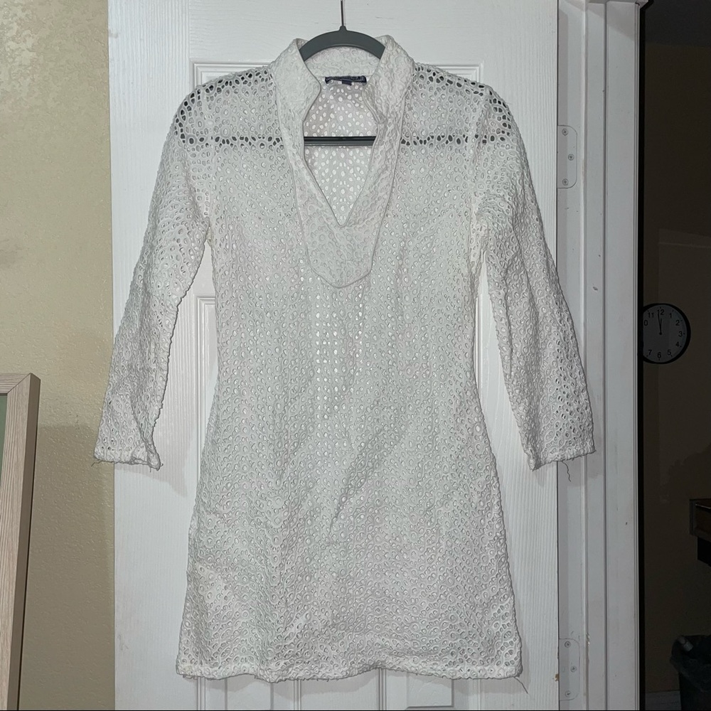 Sail to sable white eyelet dress